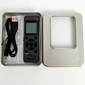 Evida Model V618 Digital Voice Activated Audio Recorder 32 GB NEW OPEN BOX